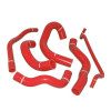 Mishimoto 05-06 Ford Mustang GT V8 / 05-10 GT500 Red Silicone Hose Kit - MMHOSE-MUS-05RD
