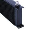 Mishimoto Universal 19 Row Oil Cooler - Black - MMOC-19BK