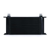 Mishimoto Universal 19 Row Oil Cooler - Black - MMOC-19BK