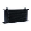 Mishimoto Universal 19 Row Oil Cooler - Black - MMOC-19BK