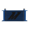 Mishimoto Universal 19 Row Oil Cooler - Blue - MMOC-19BL