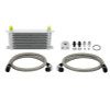 Mishimoto Universal 10 Row Oil Cooler Kit Metal Braided Lines - MMOC-U