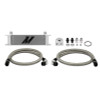 Mishimoto Universal 10 Row Oil Cooler Kit Metal Braided Lines - MMOC-U