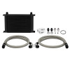 Mishimoto Universal 25 Row Oil Cooler Kit Black Cooler - MMOC-UHBK