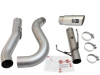 AFE aFe MACHForce XP Exhaust Large Bore 5in DPF-Back SS 13-15 Dodge Trucks L6-6.7L td Polish Tip - 49-42051-1P