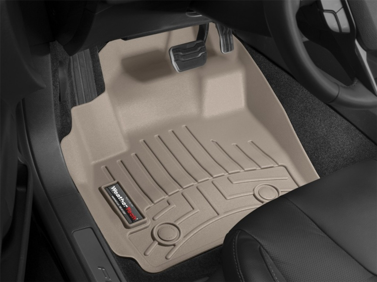 WeatherTech 12-13 Ford Mustang Front FloorLiner Tan 454681  Hypermotive Performance LLC