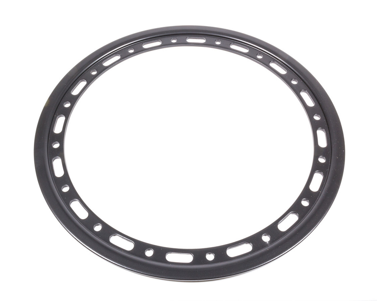 Weld Oval Mod Beadlock Ring 15in. (16-Hole/Bolt-On) - Black w/6-Dzus (No Cover) - P650-5314M-6