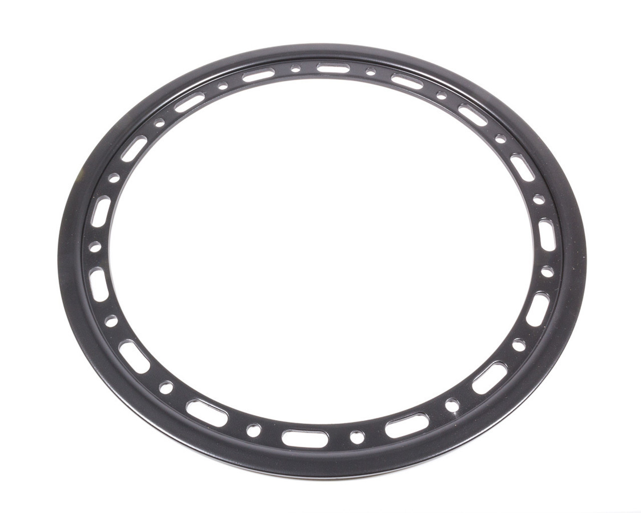 Weld Oval Mod Beadlock Ring 15in. (16-Hole/Bolt-On) - Black w/6-Dzus (No Cover) - P650-5314M-6