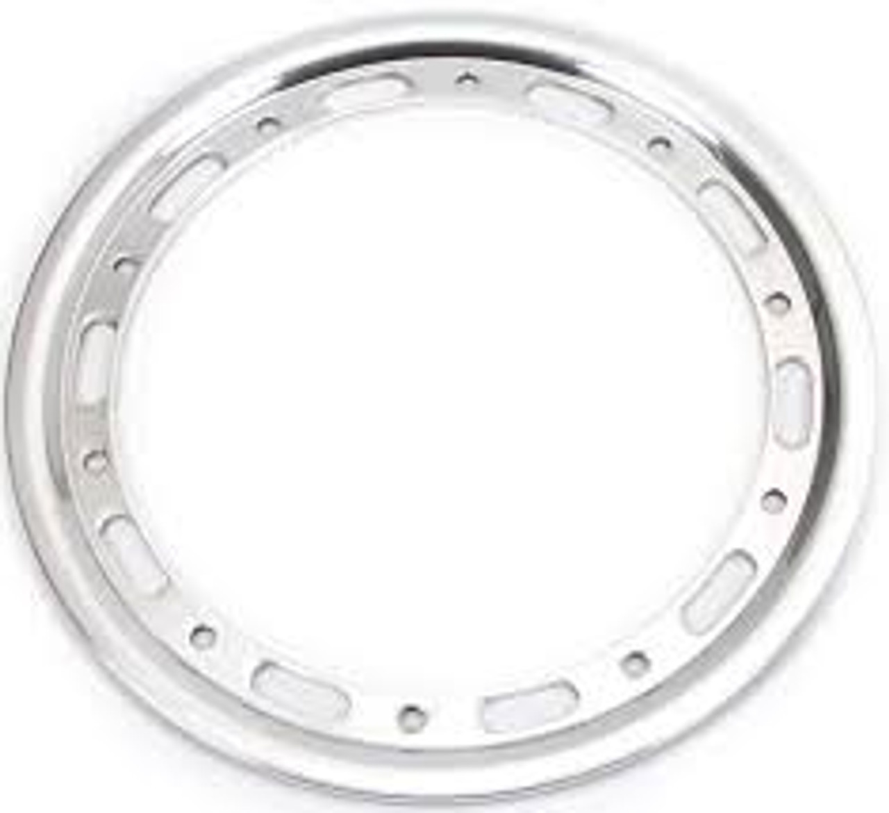 Weld Oval Beadlock Ring 15in. (16-Hole/Bolt-On) - w/6-Dzus Cover - P650-5315-6