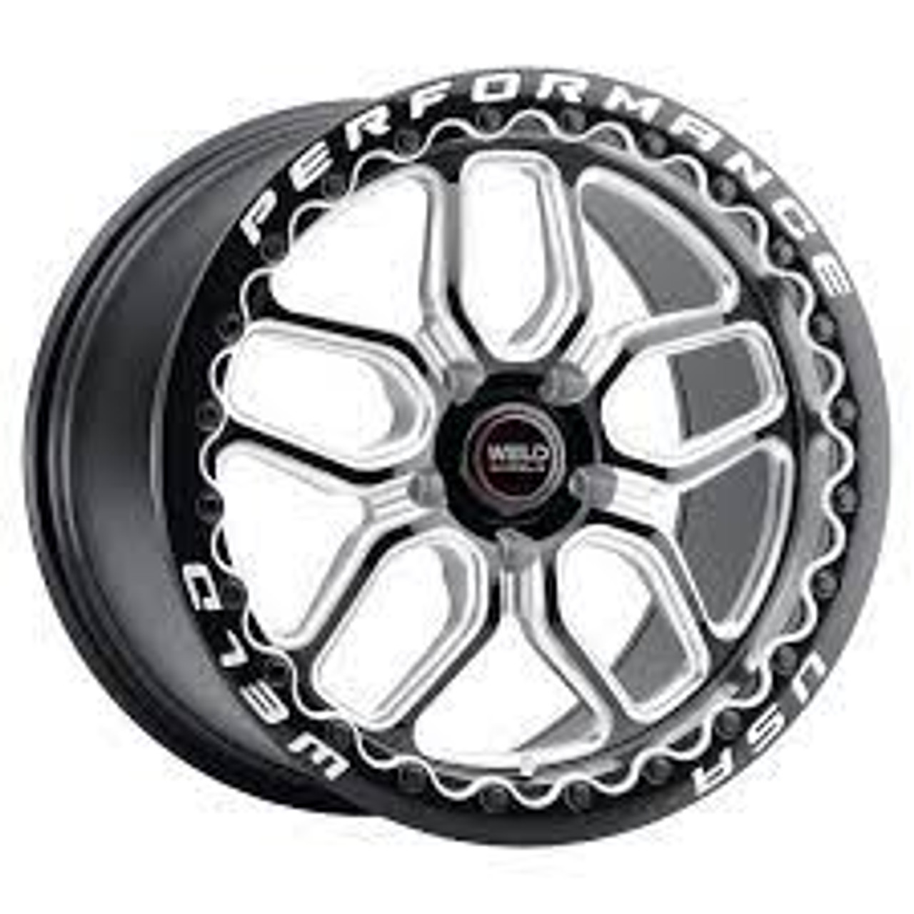 Weld S907 17X10 Laguna Beadlock 5X112 ET40 BS7.1 Gloss Black MIL Dia 78.1 - S90770045P40