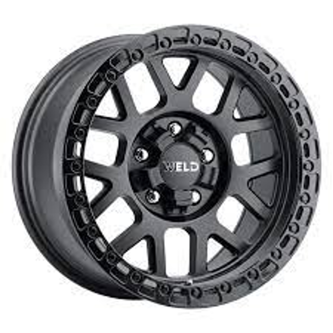 Weld Off-Road W104 17X10 Cinch 5X114.3 5X127 ET-25 BS4.50 Satin Black / Gloss Black 78.1 - W10470026450