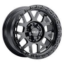Weld Off-Road W105 17X9.0 Cinch 5X114.3 5X127 ET-12 BS4.50 Gloss Black MIL 78.1 - W10579026450