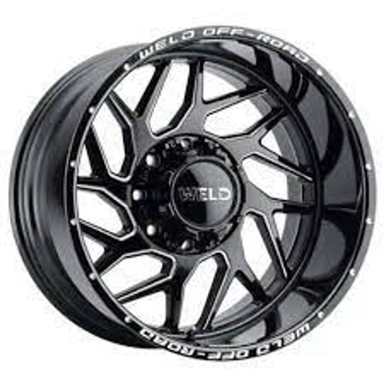 Weld Off-Road W117 20X10 Fulcrum 8X165.1 ET-18 BS4.75 Gloss Black MIL 125.1 - W11700082475