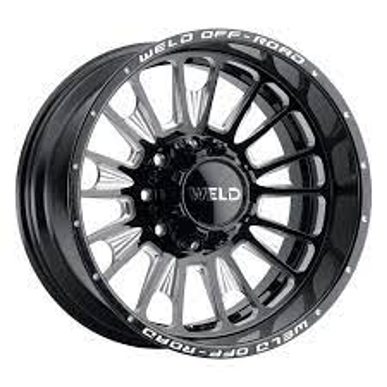 Weld Off-Road W121 20X8.25 Scorch Outer 8X165.1 ET-240 BS-4.67 Gloss Black MIL 121.6 - W12108280N46