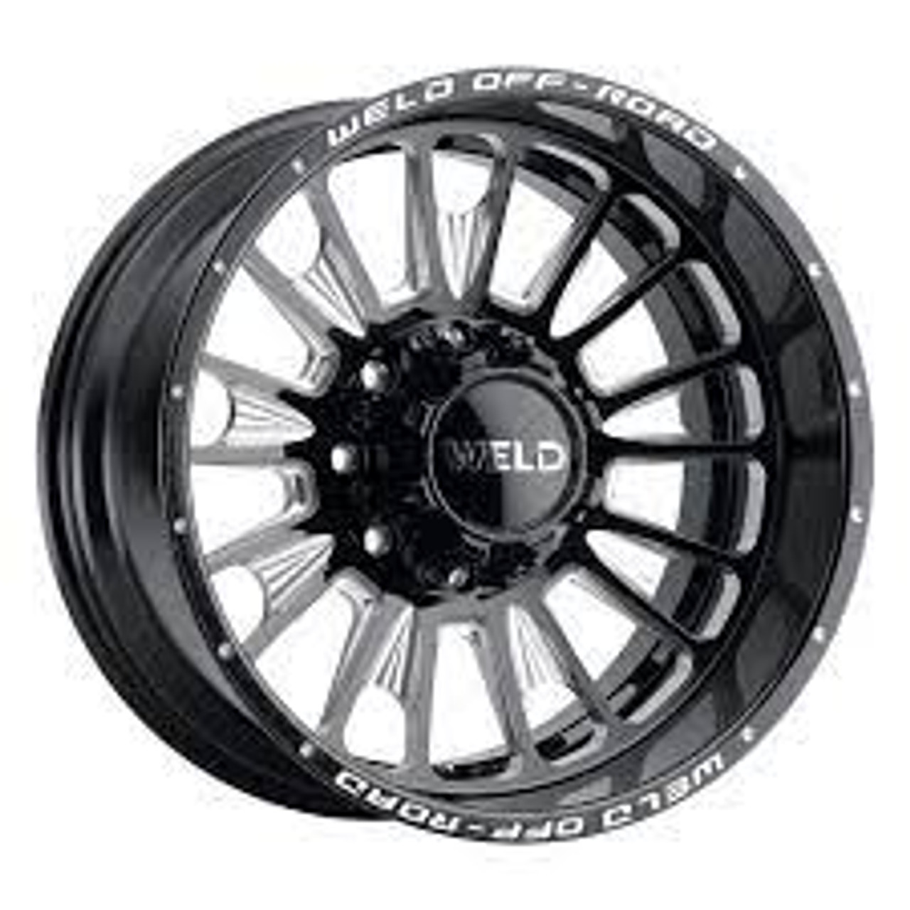 Weld Off-Road W121 20X8.25 Scorch Outer 8X200 ET-202 BS-3.17 Gloss Black MIL 142.2 - W12108292N31