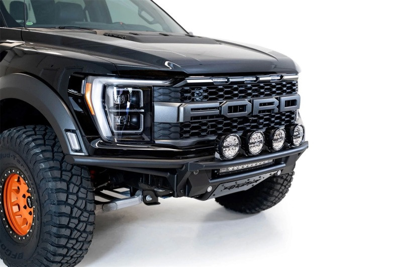 Addictive Desert Designs 21-22 Ford Raptor PRO Bolt-On Add-On Light Hoop (Req F218102070103) - L2157021701NA Photo - Mounted