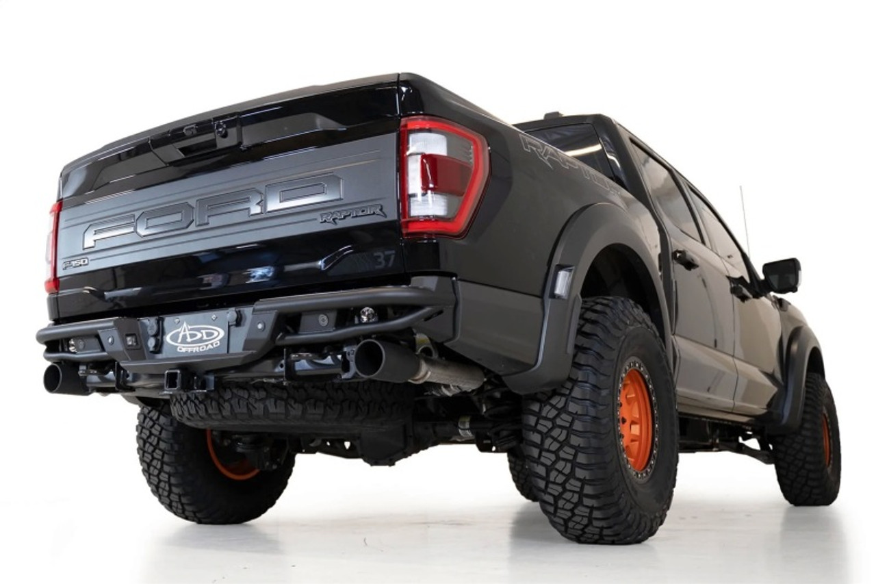Addictive Desert Designs 21-22 Ford Raptor PRO Bolt-On Rear Bumper - R218571280103 Photo - Mounted