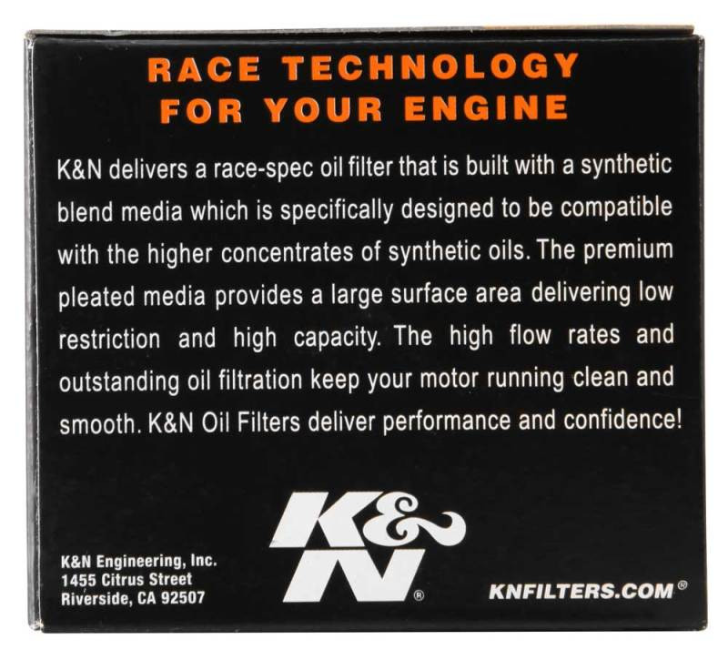 K&N Oil Filter Powersports Cartridge Oil Filter - KN-114 Photo - in package