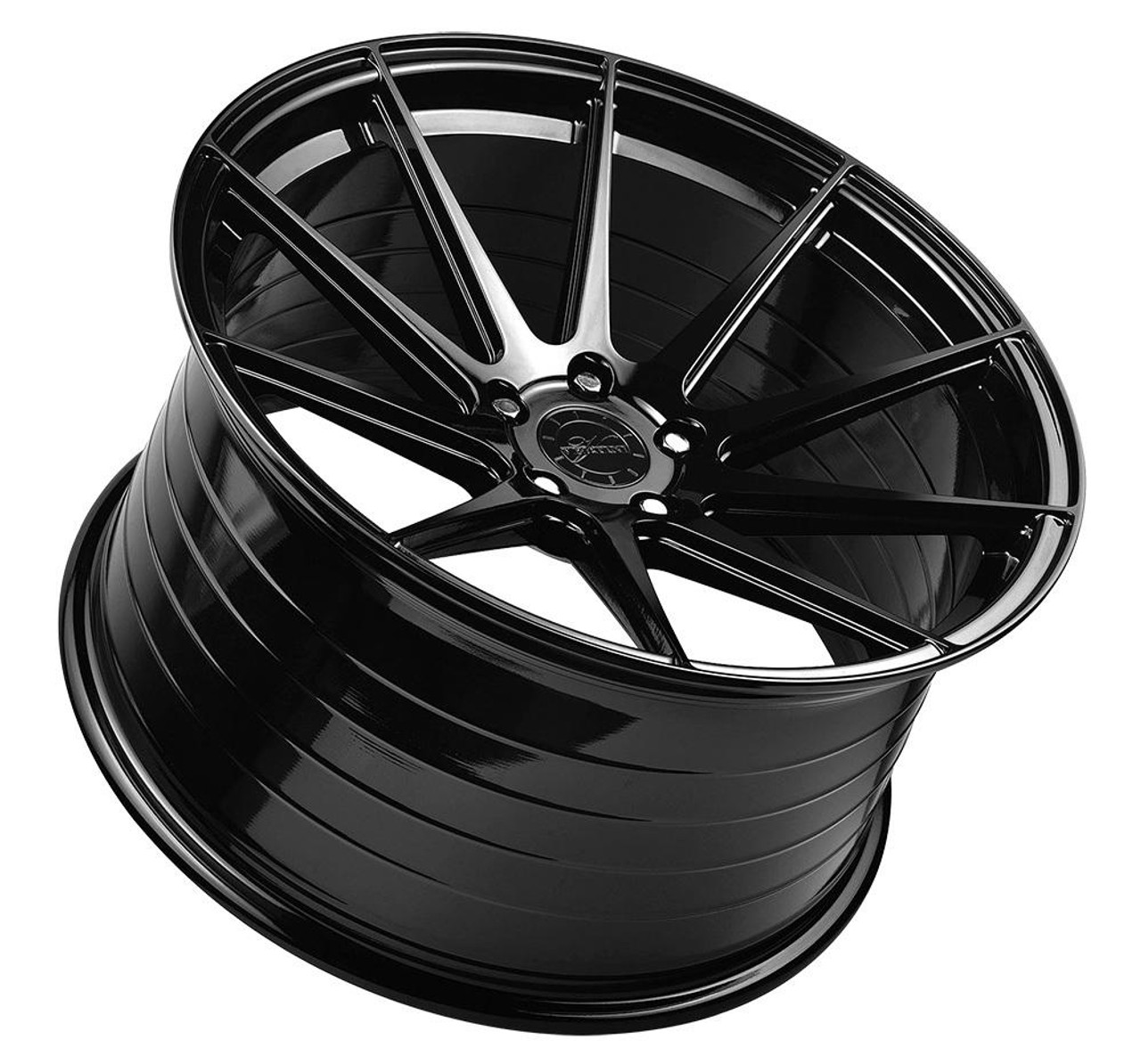 Vertini Wheels Vertini RF1.3 Gloss Black Rotary Forged 20x10.5 05 Mustang