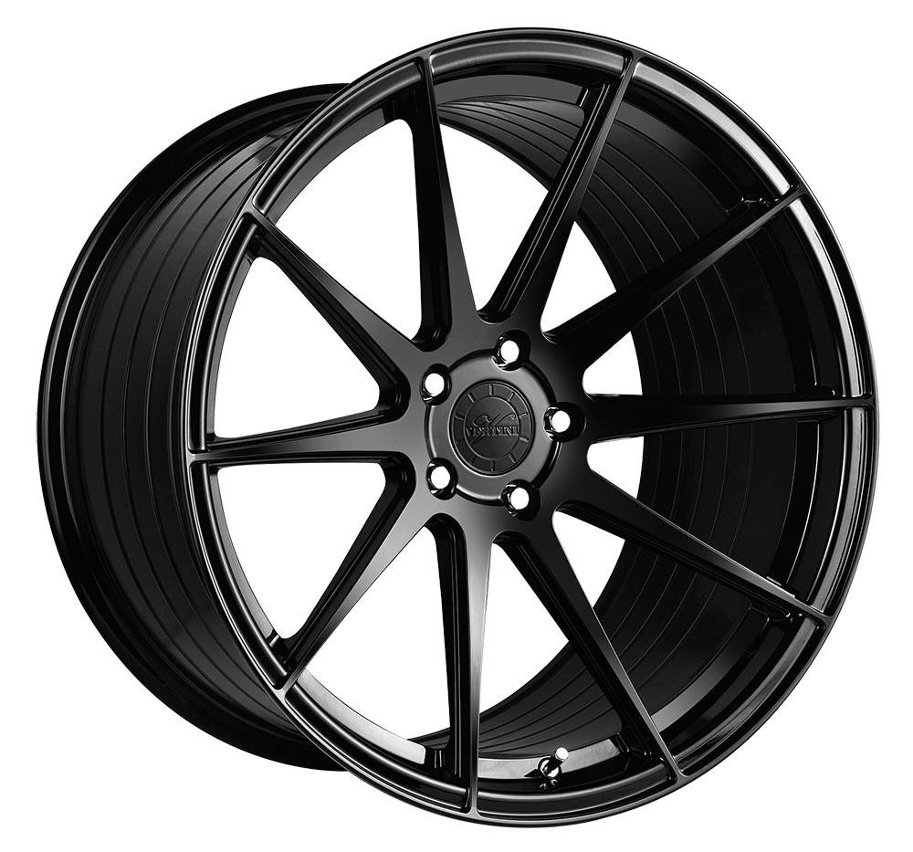 Vertini Wheels Vertini RF1.3 Gloss Black Rotary Forged 20x10.5 05 Mustang
