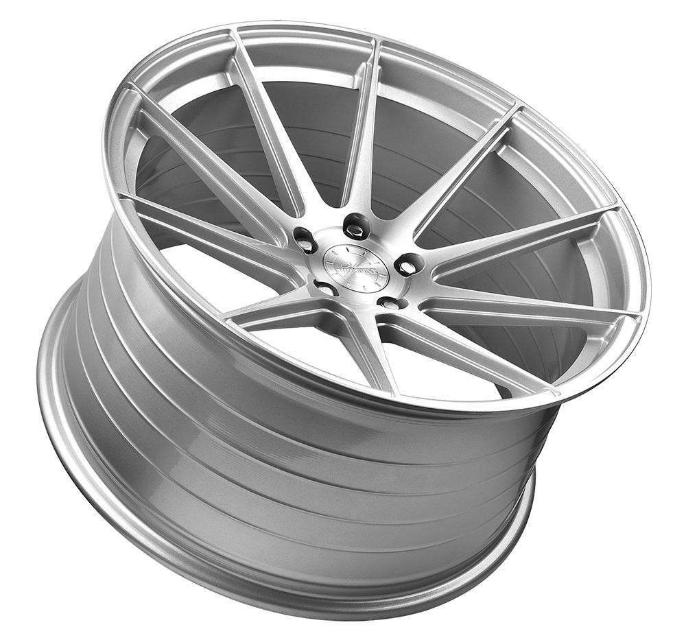 Vertini Wheels Vertini RF1.3 Polished With Brushed Face Rotary Forged 20x10.5 05 Mustang