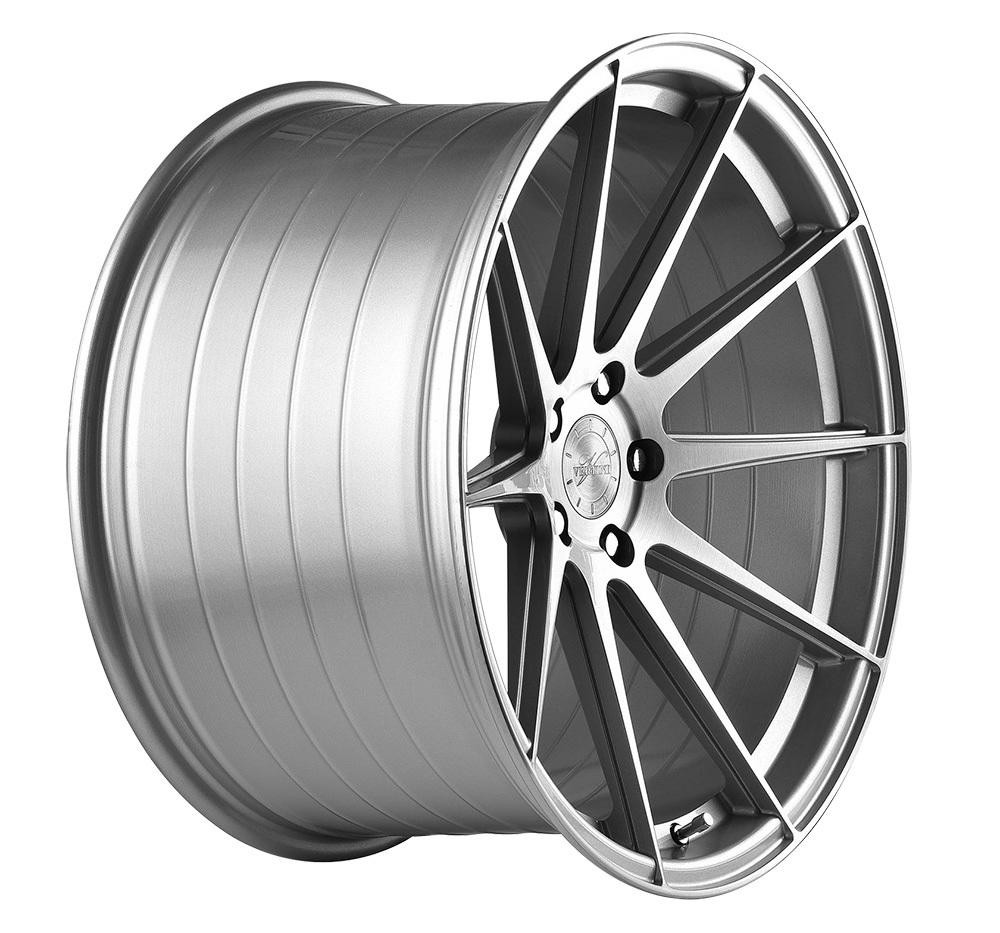 Vertini Wheels Vertini RF1.3 Polished With Brushed Face Rotary Forged 20x10.5 05 Mustang