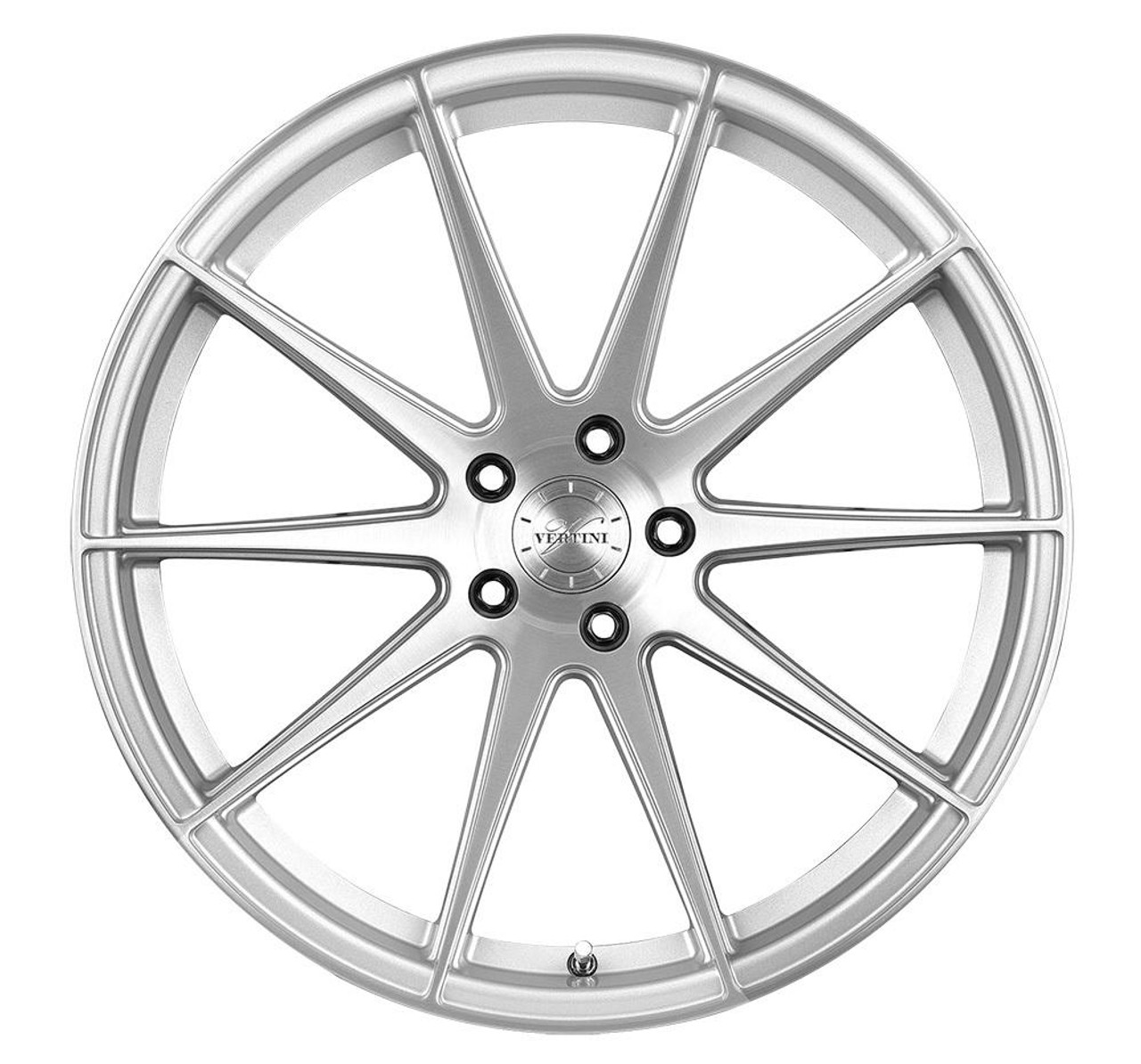 Vertini Wheels Vertini RF1.3 Polished With Brushed Face Rotary Forged 20x10.5 05 Mustang