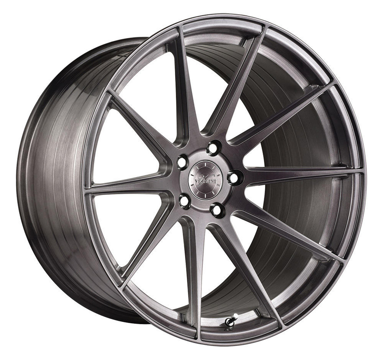 Vertini Wheels Vertini RF1.3 Brushed Titanium Rotary Forged 20x10.5 05 Mustang