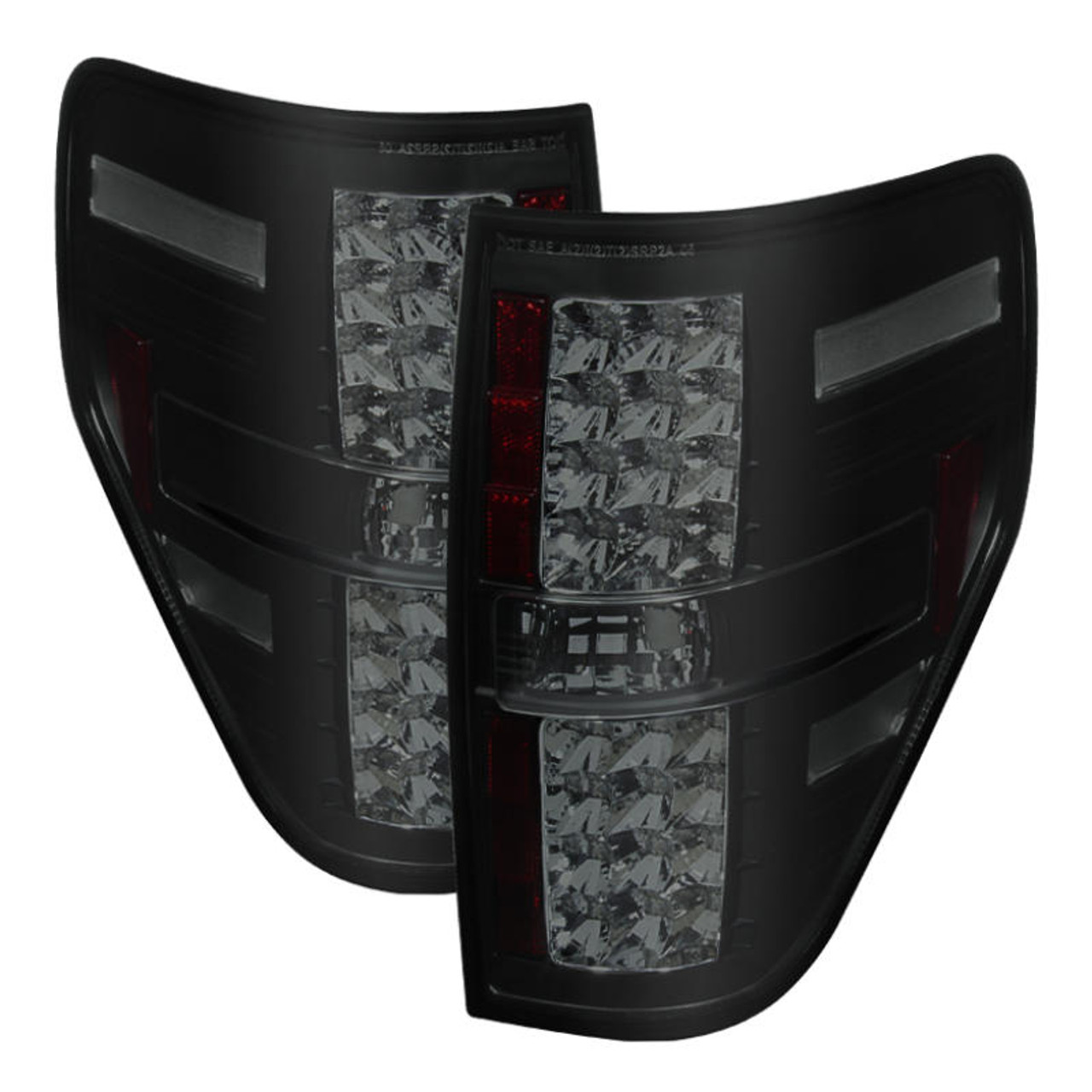 SPYDER Spyder Ford F150 09-14 LED Tail Lights Black Smoke ALT-YD-FF15009-LED-BSM - 5078148