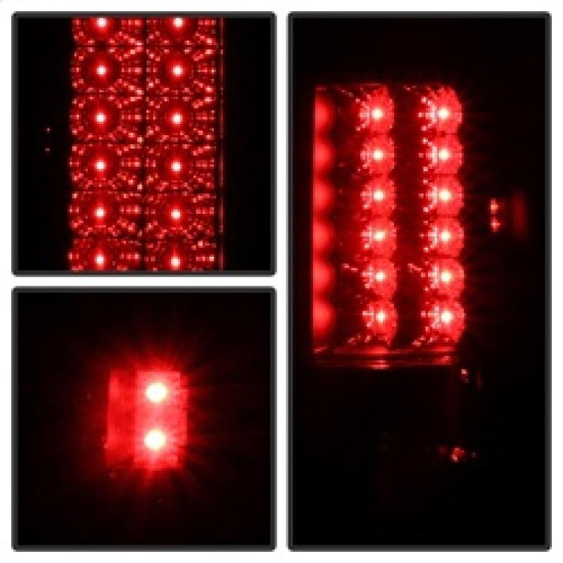 SPYDER Spyder Ford F150 side 04-08 Not Fit Heritage and SVTLED Tail Lights Blk Smke ALT-YD-FF15004-LED-BSM - 5078131