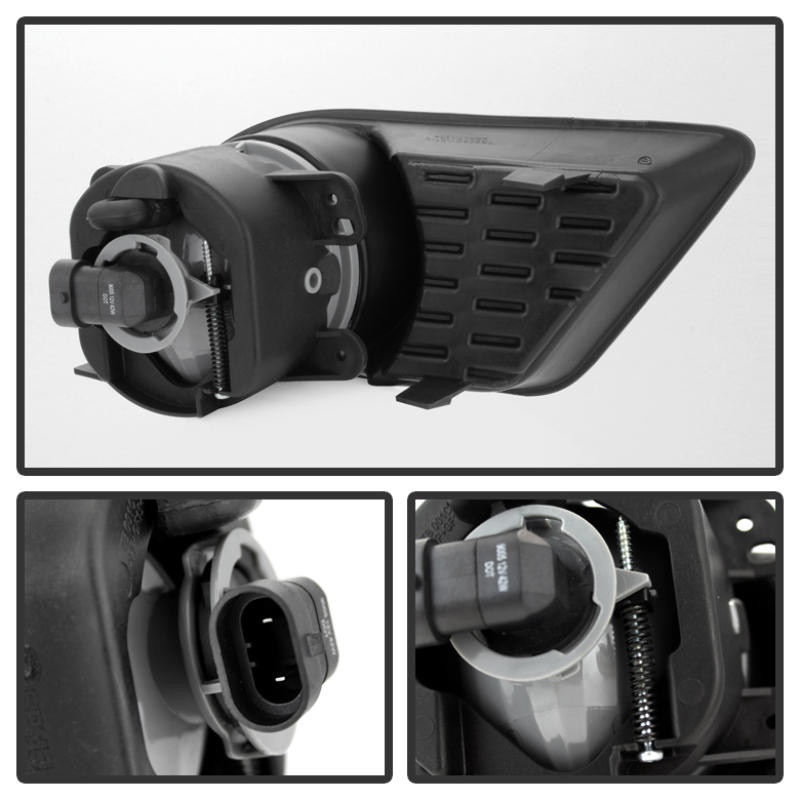 SPYDER Spyder Dodge Charger 2011-2014 OEM Style Fog Lights W/Switch- Smoke FL-DCH2011-SM - 5080738