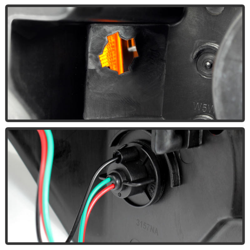 SPYDER Spyder Ford F150 13-14 Projector Fctry Xenon Model- Light Bar DRL Blk PRO-YD-FF15013-LBDRL-HID-BK - 5077646