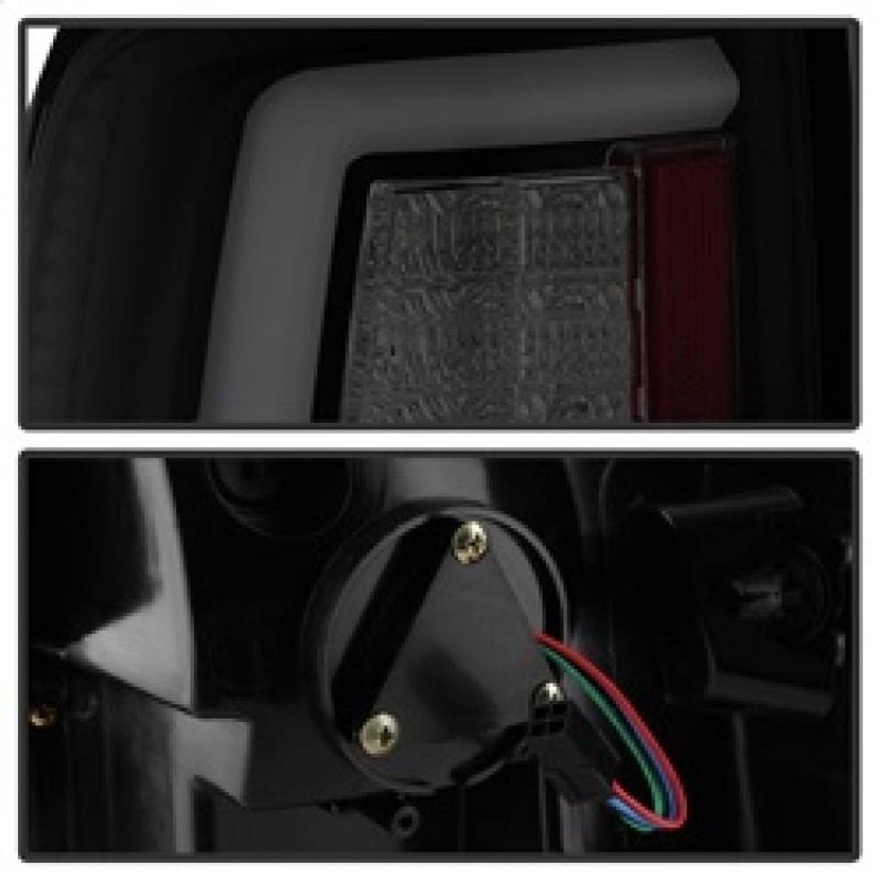SPYDER Spyder 13-14 Dodge Ram 1500 Light Bar LED Tail Lights - Black Smoke ALT-YD-DRAM13V2-LED-BSM - 5084064