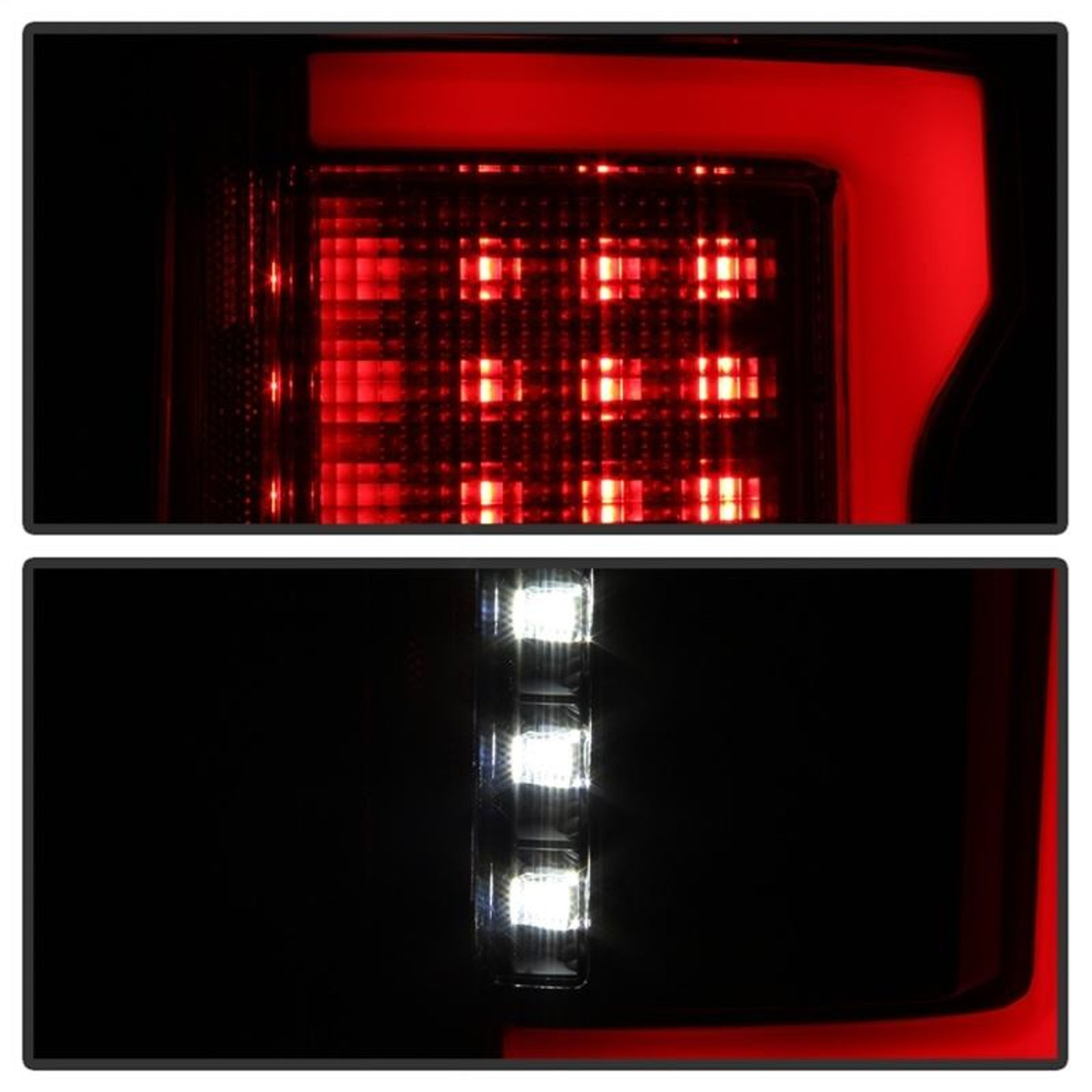 SPYDER Spyder 15-18 Ford F-150 LED Tail Lights w/Blind Spot - Black Smoke ALT-YD-FF15015BS-LBLED-BSM - 5085337