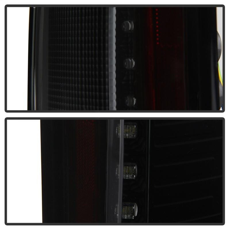 SPYDER Spyder 15-18 Ford F-150 LED Tail Lights w/Blind Spot - Black Smoke ALT-YD-FF15015BS-LBLED-BSM - 5085337