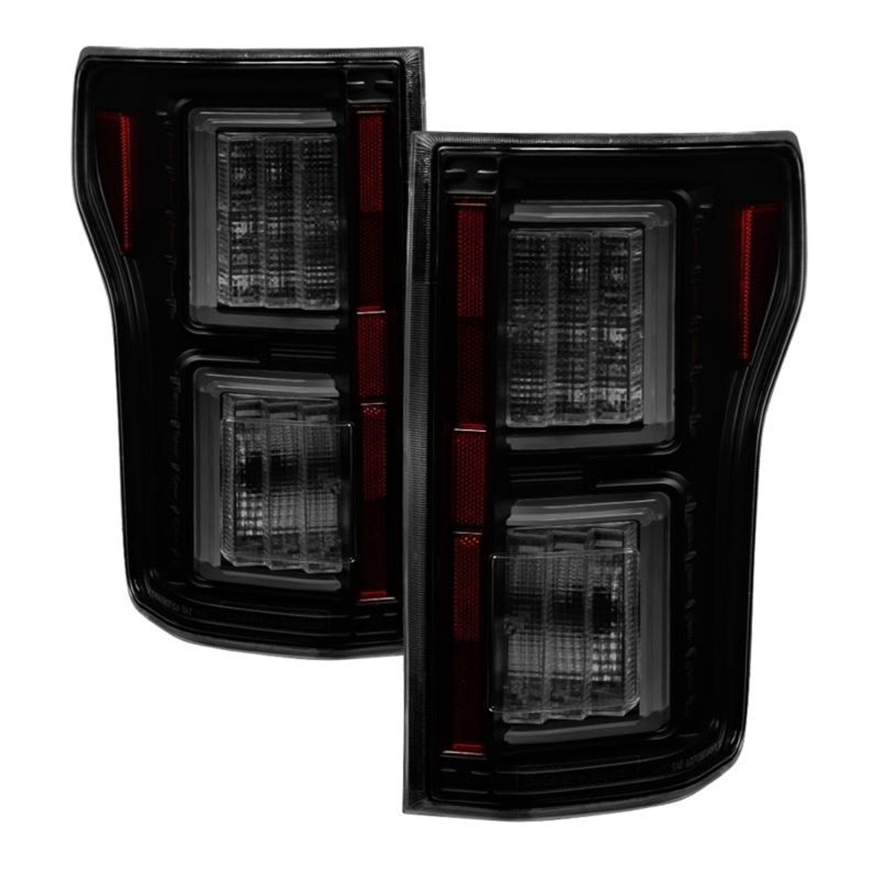 SPYDER Spyder 18-19 Ford F-150 w/o Blind Spot Sensor LED Tail Lights - Blk Smk ALT-YD-FF15018-LED-BSM - 5085672