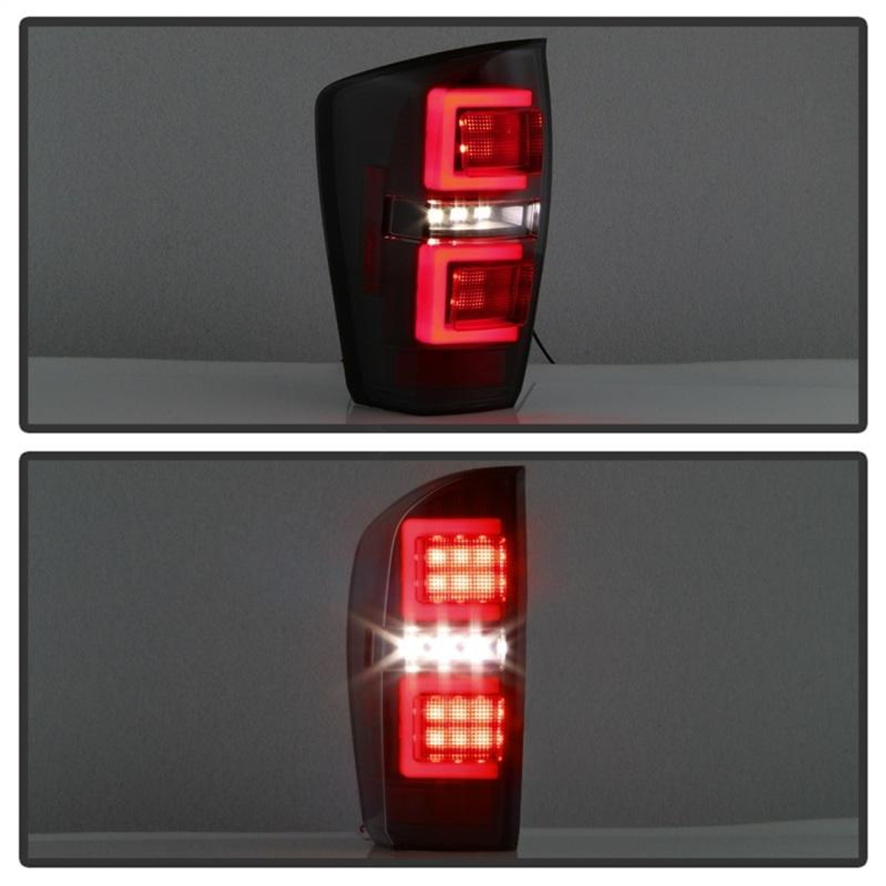 SPYDER Spyder 16-17 Toyota Tacoma LED Tail Lights - Black Smoke ALT-YD-TT16-LED-BSM - 5085740