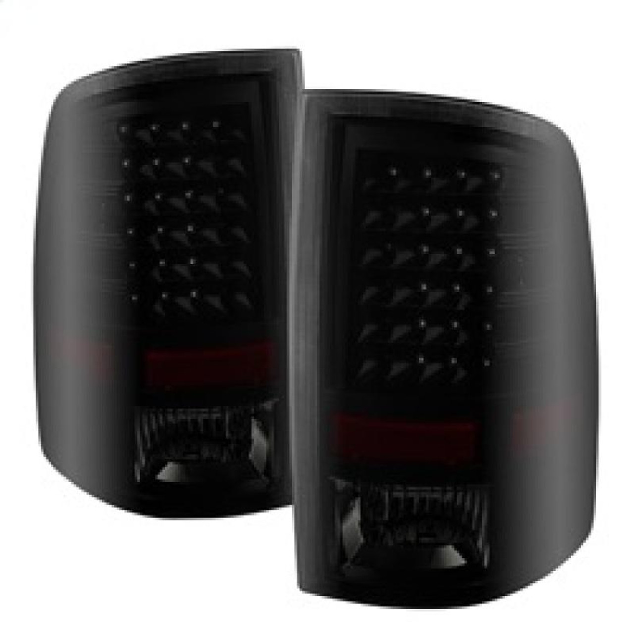 SPYDER Xtune Dodge Ram 1500 09-14 LED Tail Lights Incandescent Model Only Black Smoke ALT-JH-DR09-LED-BKSM - 9025617