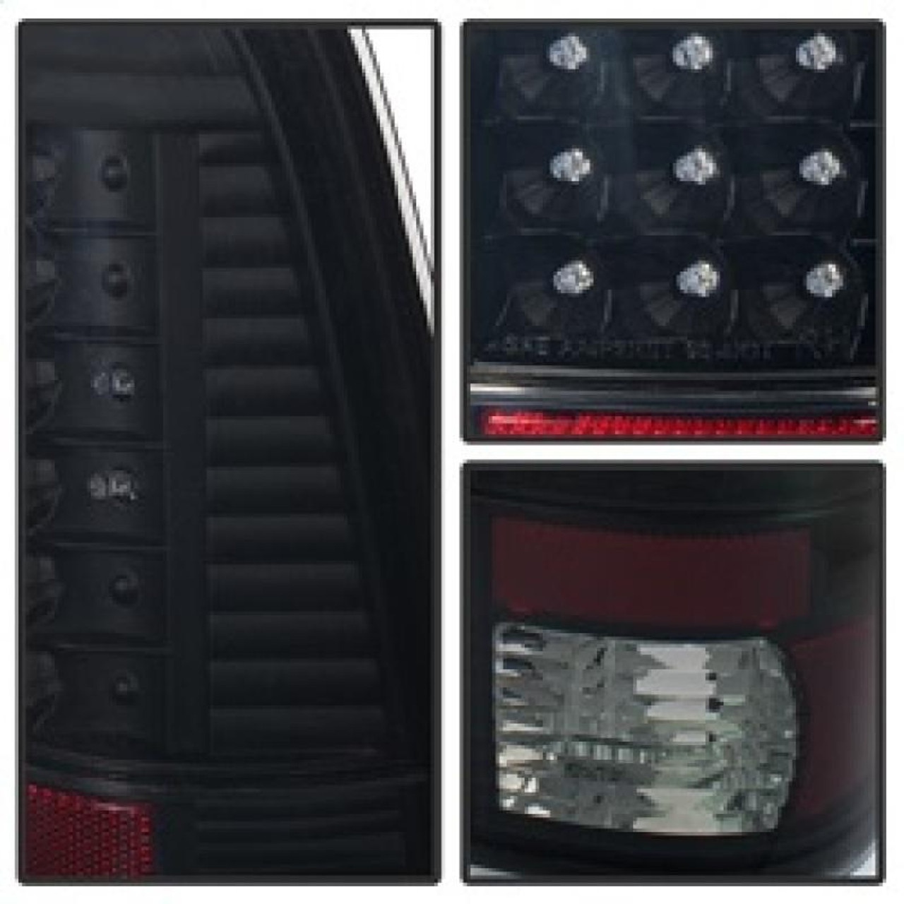 SPYDER Xtune Ford F250/350/450/550 Super Duty 99-07 LED Tail Lights Black Smoke ALT-JH-FF15097-LED-BKSM - 9027642