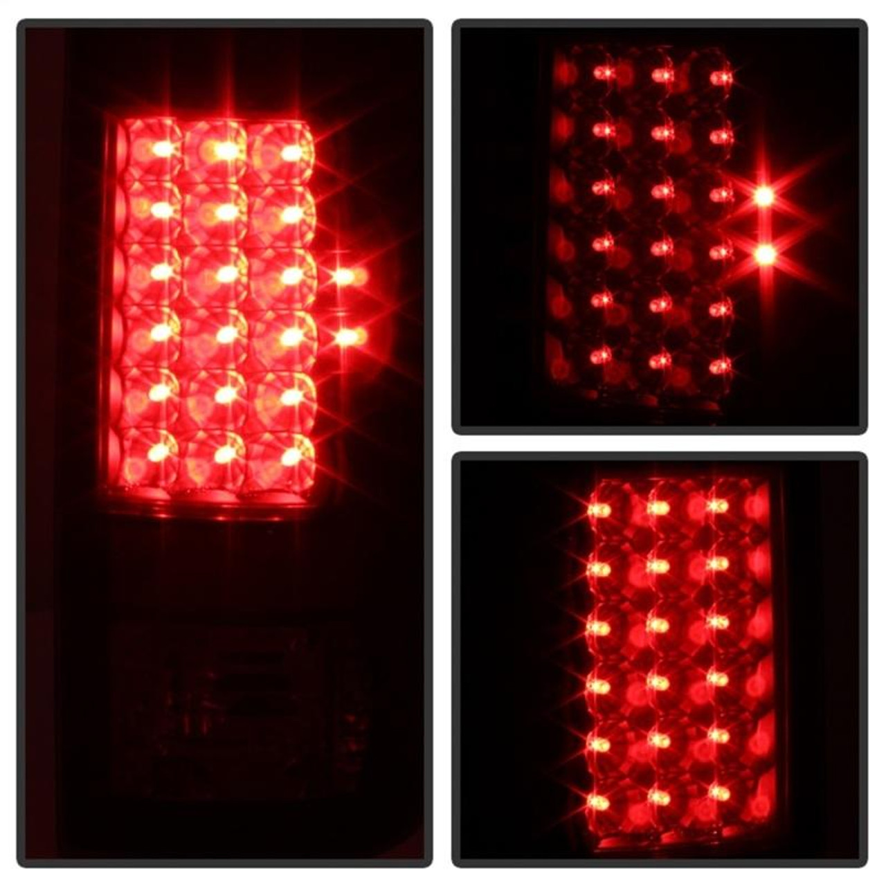 SPYDER Xtune Ford F250/350/450/550 Super Duty 99-07 LED Tail Lights Black Smoke ALT-JH-FF15097-LED-BKSM - 9027642