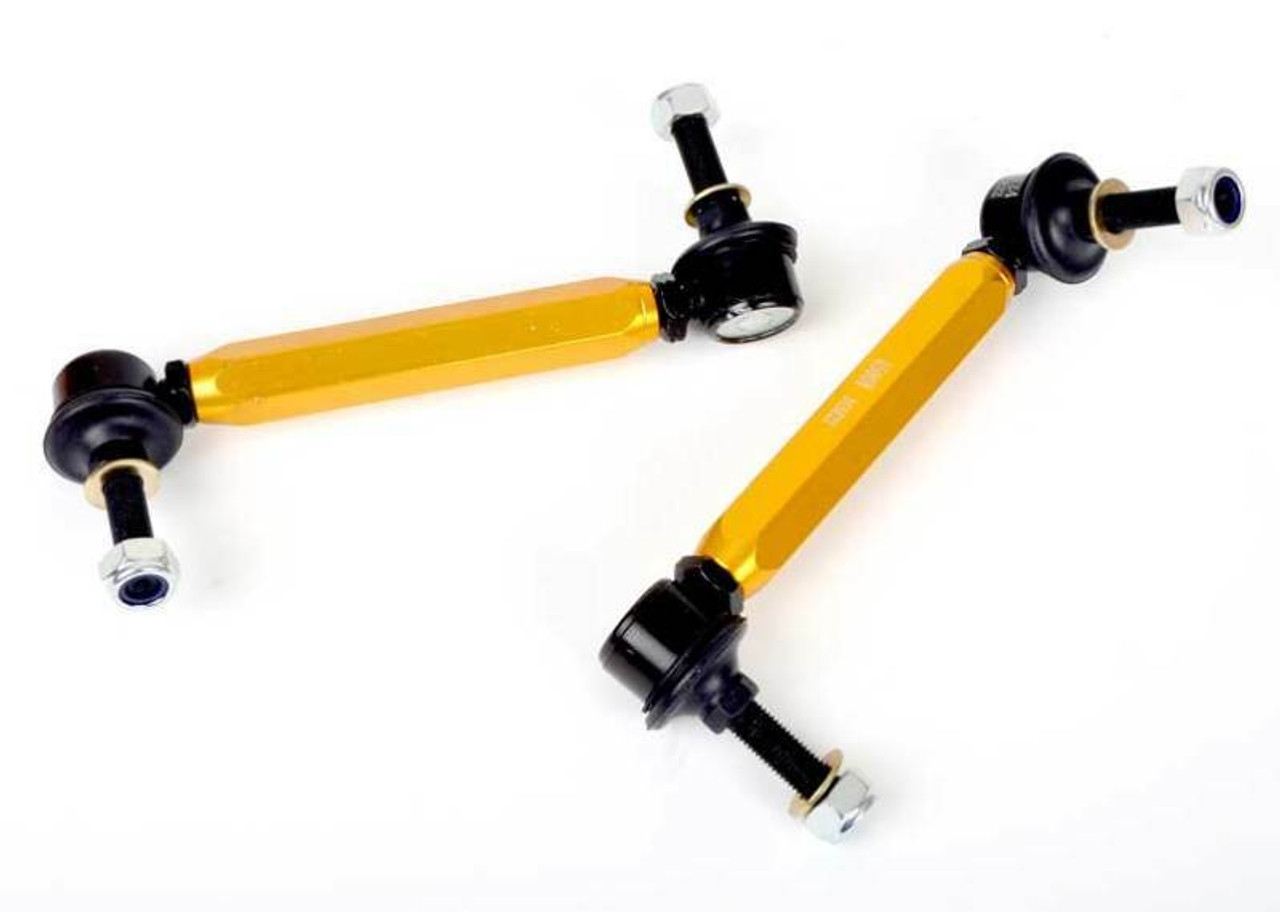 Whiteline Whiteline 07 Nissan Skyline R35 GT-R Rear Swaybar link kit h/duty-adjustable steel ball - KLC173