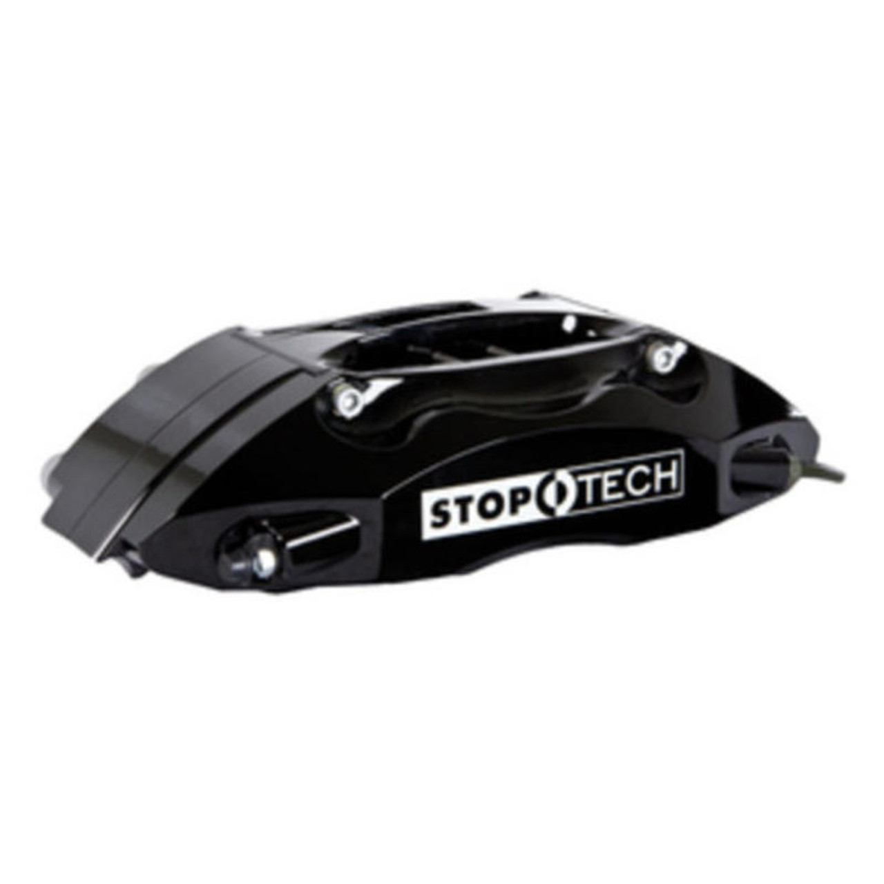 Stoptech StopTech 2004 VW Golf 3.2L R32 Front BBK w/ Zinc Slotted Rotors Black Calipers - 83.890.4700.53