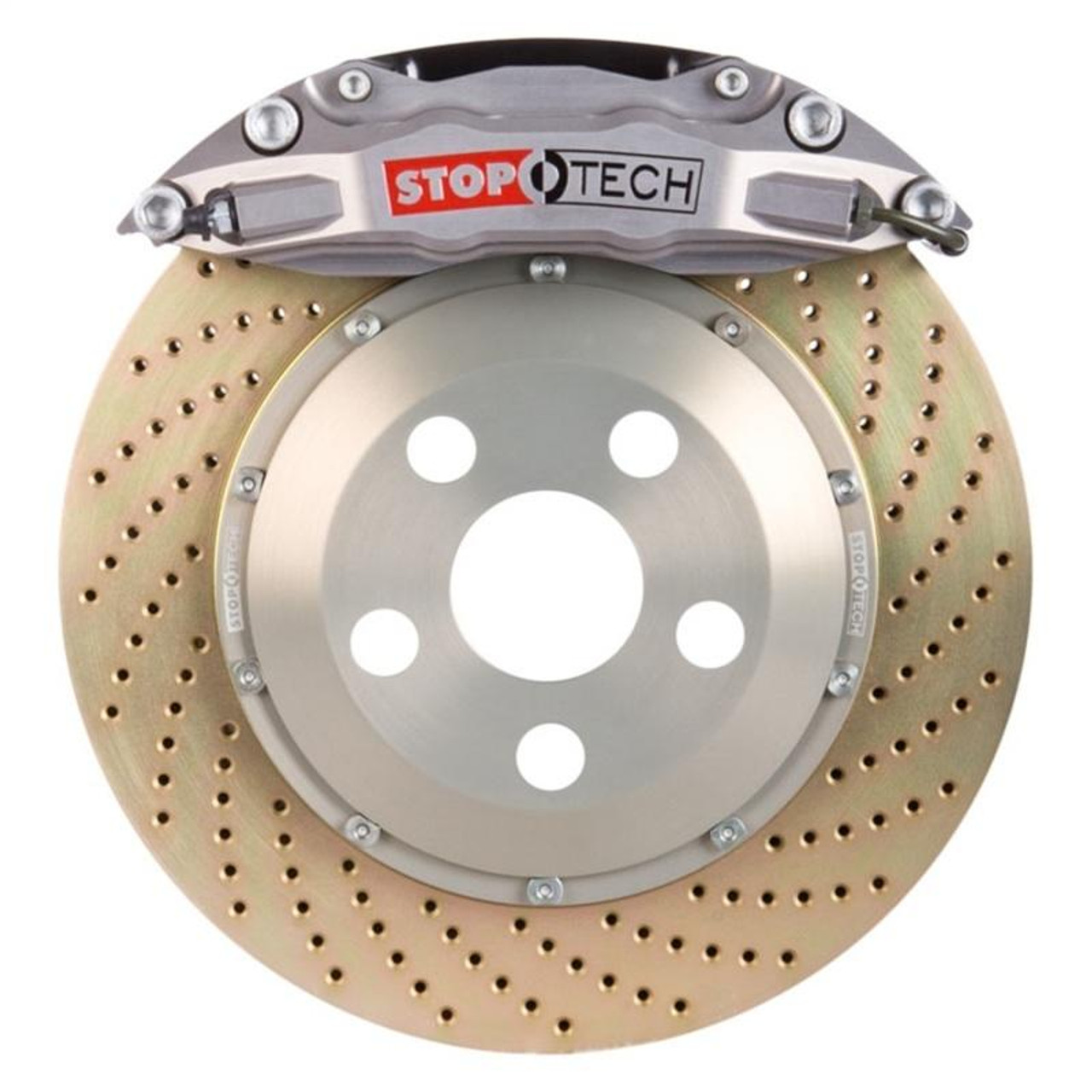 Stoptech StopTech VW 12-14 Golf R Front BBK ST-40 Trophy Calipers 355X32 Zinc Drilled Rotors - 83.894.4700R4