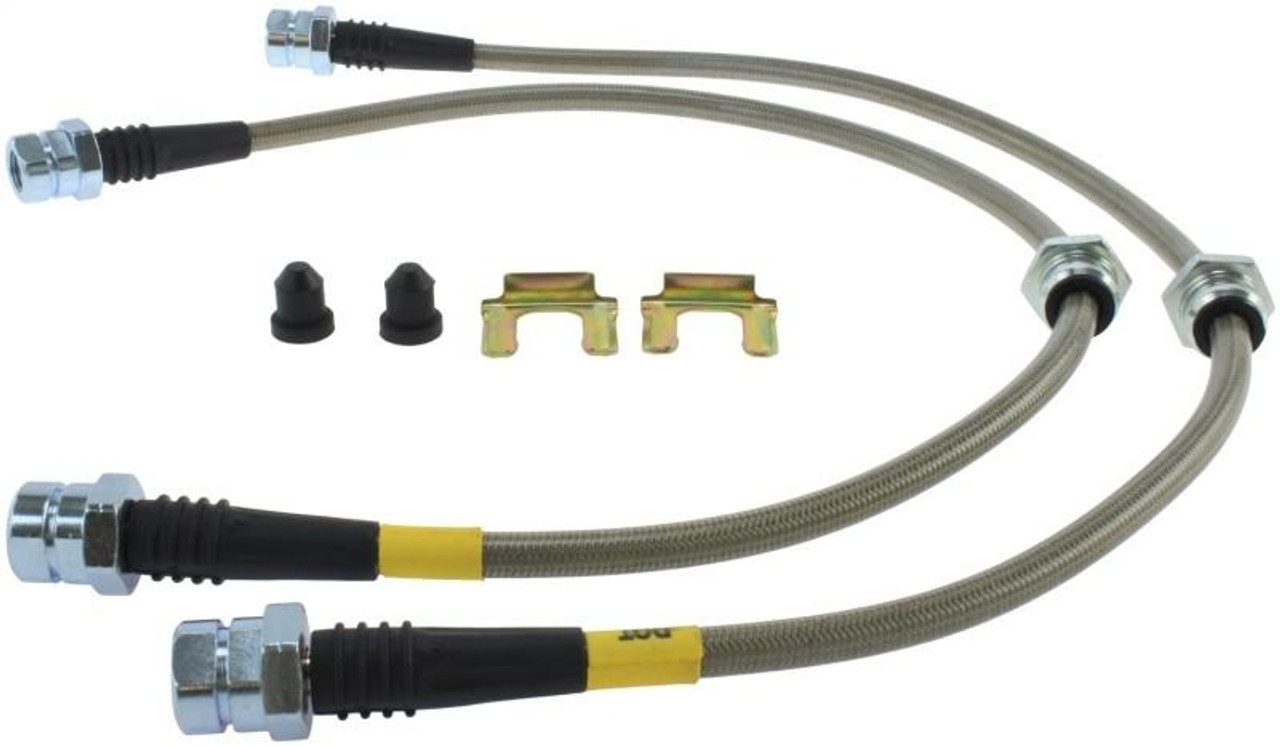 Stoptech StopTech 08-12 VW Golf R32/Golf R Front Stainless Steel Brake Line Kit - 950.33024