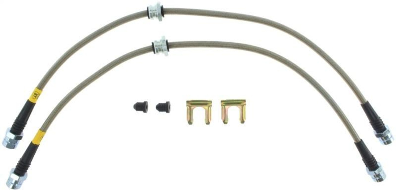 Stoptech StopTech 08-12 VW Golf R32/Golf R Front Stainless Steel Brake Line Kit - 950.33024