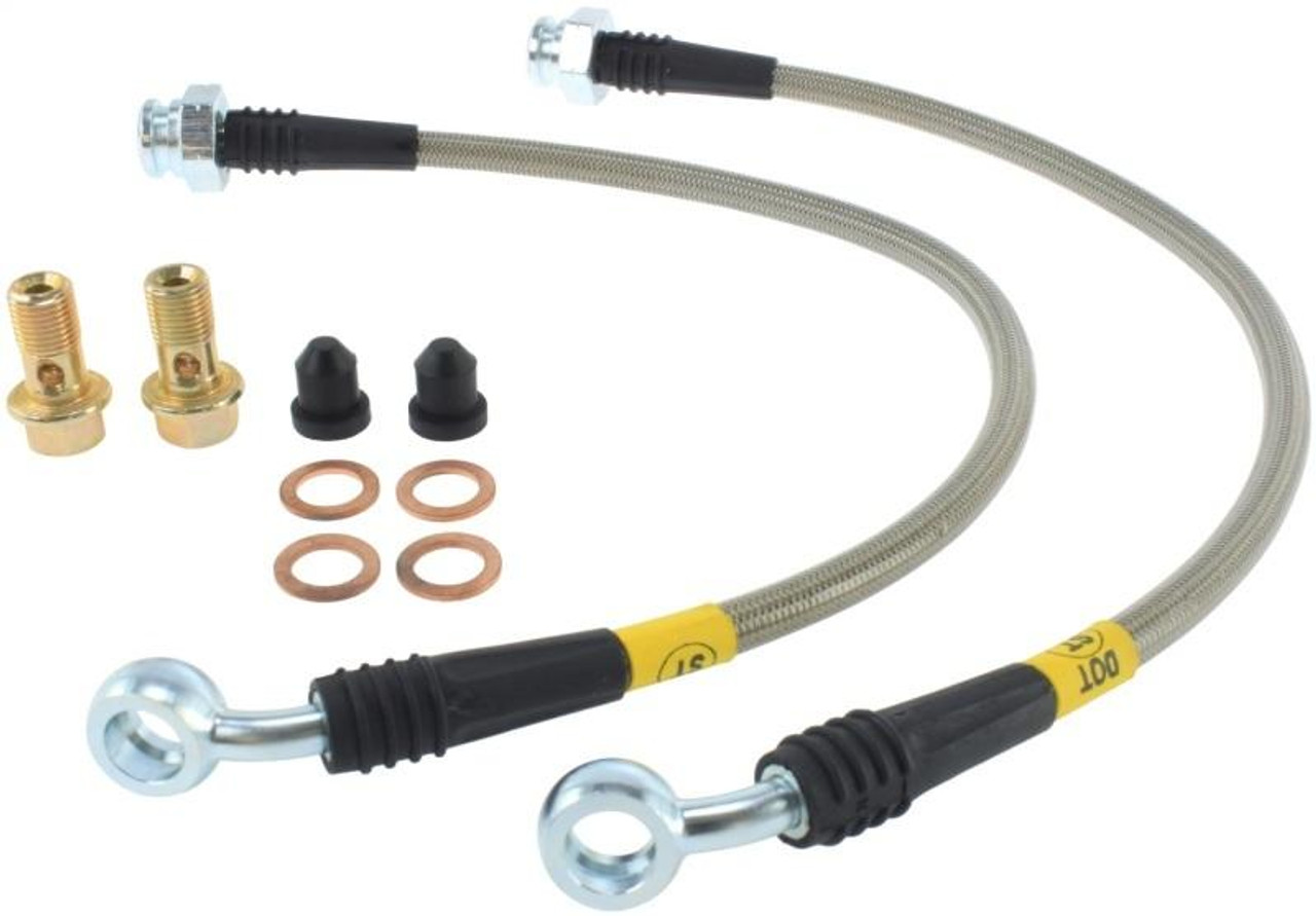 Stoptech StopTech 09 Nissan GTR Stainless Steel Rear Brake Lines - 950.42512