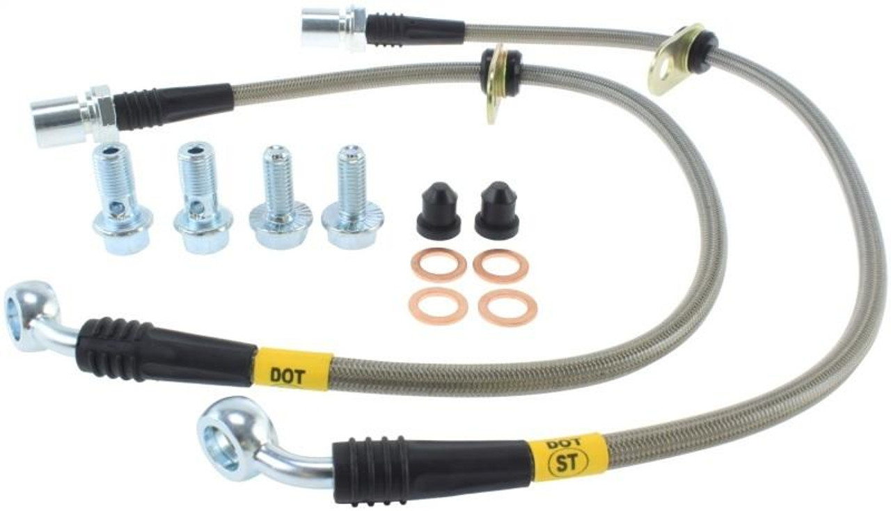 Stoptech StopTech Stainless Steel Front Brake lines for 93-98 Supra - 950.44008