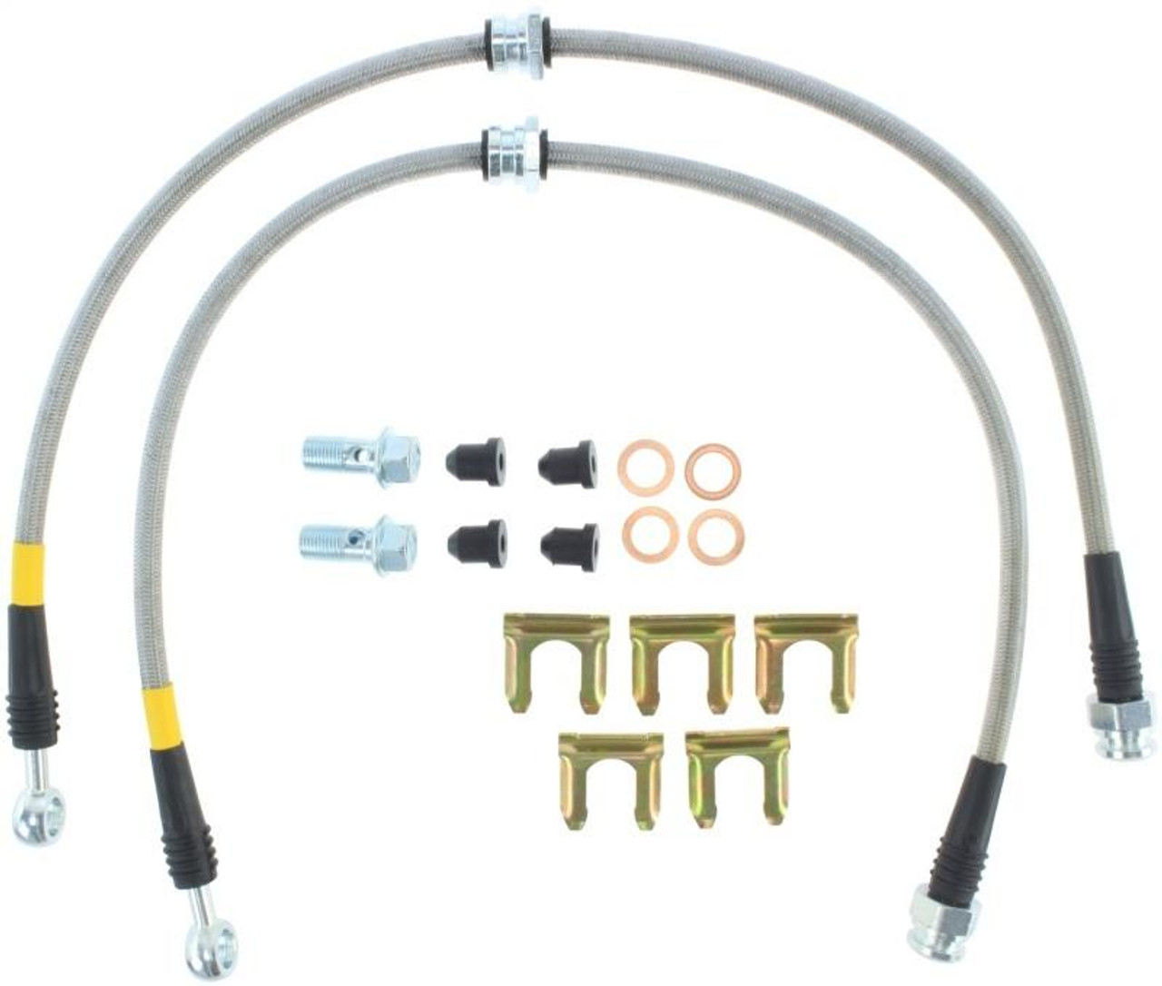 Stoptech StopTech Evo 8 and 9 Stainless Steel Front Brake lines - 950.46005