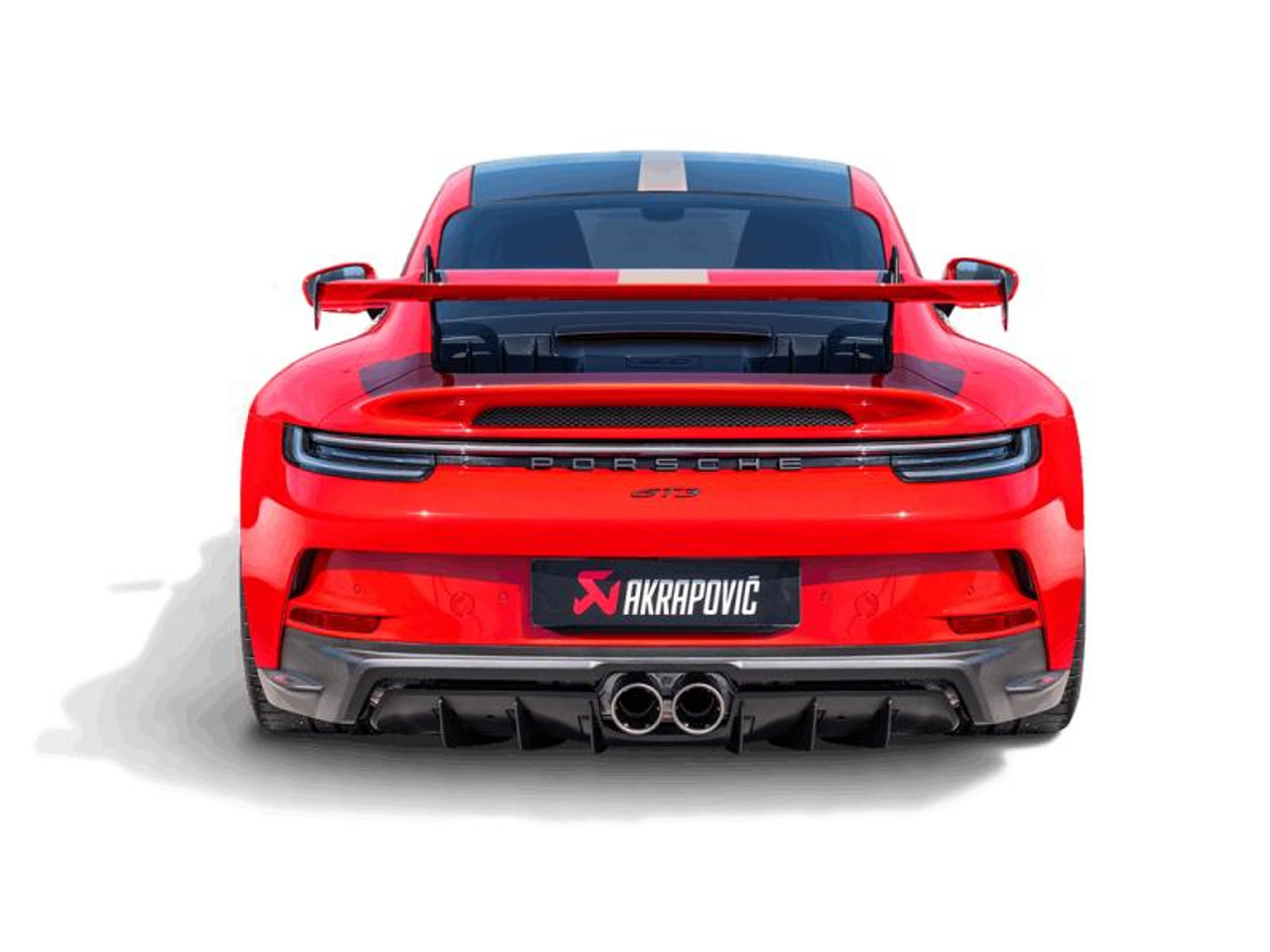 Akrapovic 21-22 Porsche 911 GT3 992 Rear Carbon Fiber Diffuser - Matte - DI-PO/CA/9/M