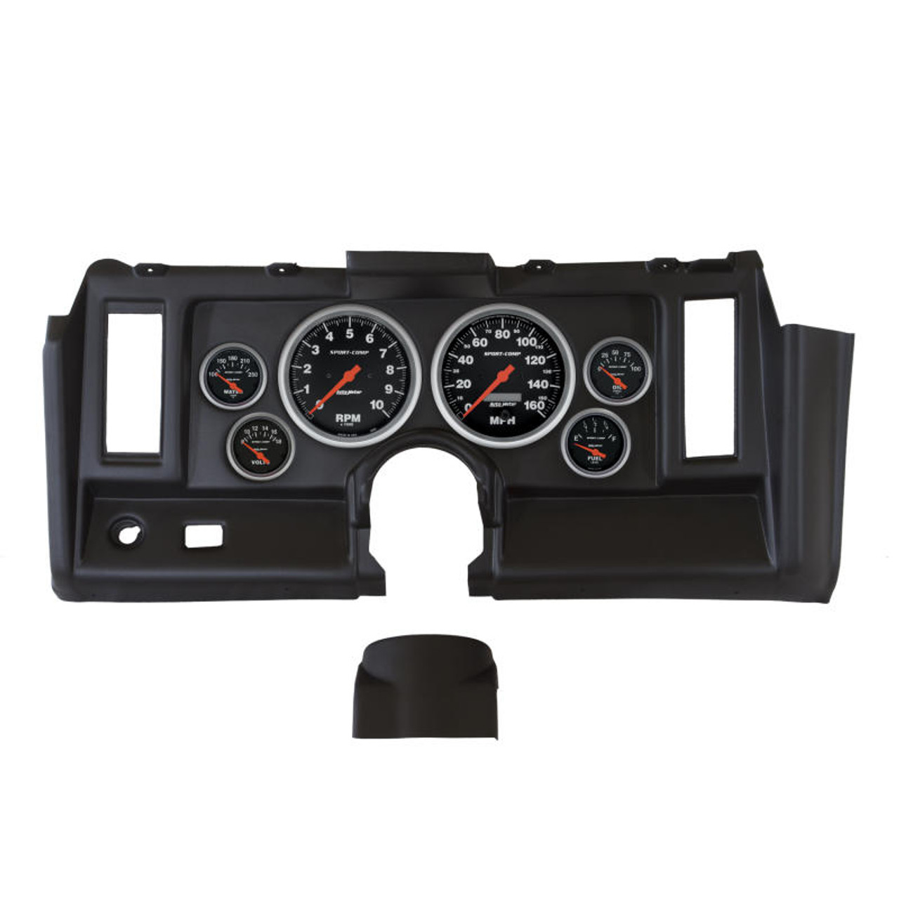 Autometer Sport-Comp 1969 Camaro Dash Kit 6pc Tach / MPH / Fuel / Oil / WTMP / Volt - 7021-SC